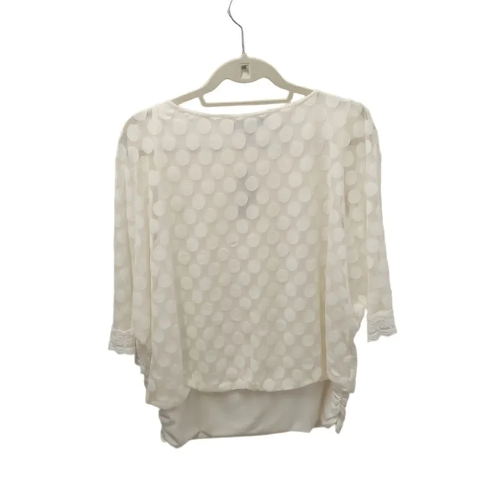Alfani Prima Bloom Lace Blouse - Picture 2 of 6
